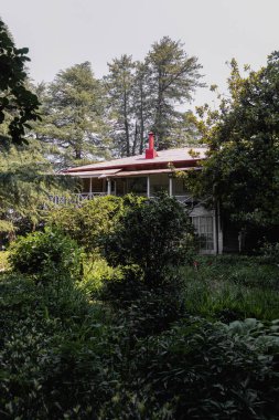 NAGAR, Hindistan - 21 Haziran 2024: Nicholas Roerich Sanat Galerisi ve Müzesi, Manali. Yüksek kalite 4k görüntü