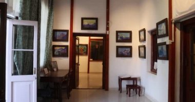 NAGAR, Hindistan - 21 Haziran 2024: Nicholas Roerich Sanat Galerisi ve Müzesi, Manali. Yüksek kalite 4k görüntü