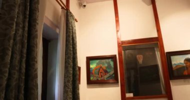 NAGAR, Hindistan - 21 Haziran 2024: Nicholas Roerich Sanat Galerisi ve Müzesi, Manali. Yüksek kalite 4k görüntü