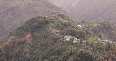 Dharmsala Panorama View, Himachal Pradesh Hindistan. Yüksek kalite 4k görüntü