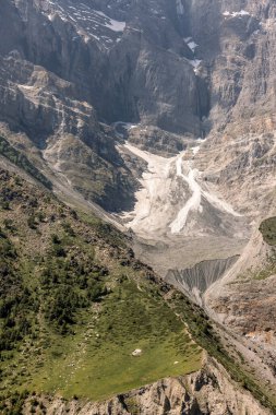 Snowy mountains of the Himalayas. High quality photo clipart