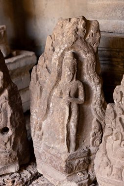 28 Ağustos 2024, Kamboçya, Angkor Wat: Angkor Wat tapınağındaki antik heykeller. Yüksek kalite fotoğraf
