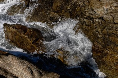 LaDigue Taşları Rocky Sahili. Yüksek kalite fotoğraf