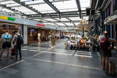 Malmö merkez tren istasyonunun içinde.