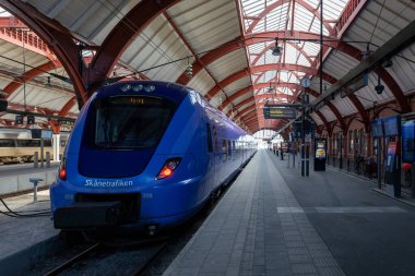 Malmö merkez tren istasyonunun içinde.