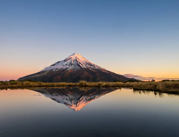 stock image selective image of Mount Taranaki in New Zealand