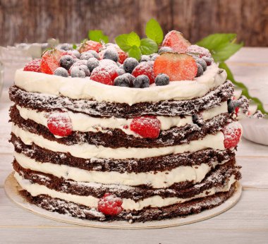 Güzel Big Cake 'in yakın plan görüntüsü 