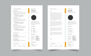 Zarif özgeçmiş, Minimalist Özgeçmiş ve Kapak Harfi Ayarları