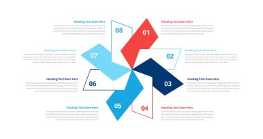 Infographic Design Şablonu, Vektör illüstrasyon Grafik Tasarımı, Bilgi Grafikleri için Yaratıcı Konsept