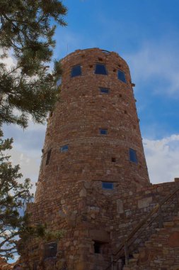 Arizona, Büyük Kanyon 'daki Desert View Watchtower..