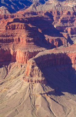 Güney Kaibab Patikası 'ndan görüntü. Büyük Kanyon, Arizona.