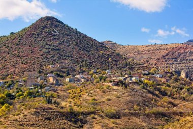 Arizona, Jerome 'un hayalet kasabası. Eski bir maden kasabası..