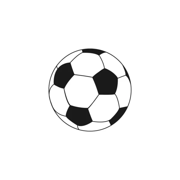 Soccer ball. Football ball. Sports equipment Vector illustration