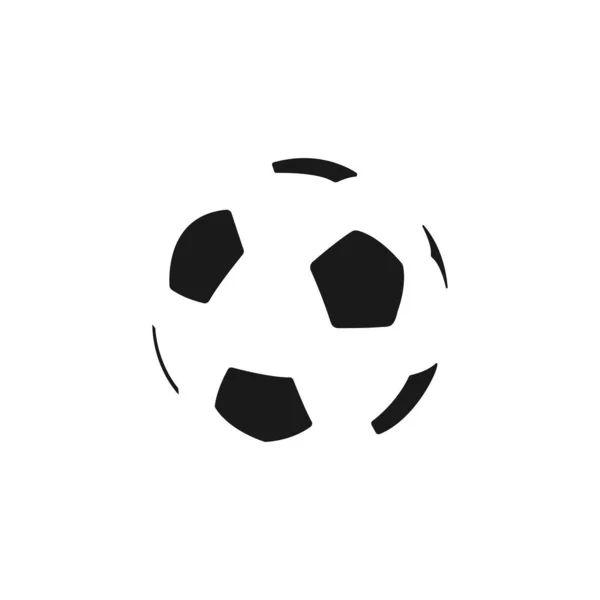 Soccer ball Football ball. Sports equipment, logo. Vector illustration