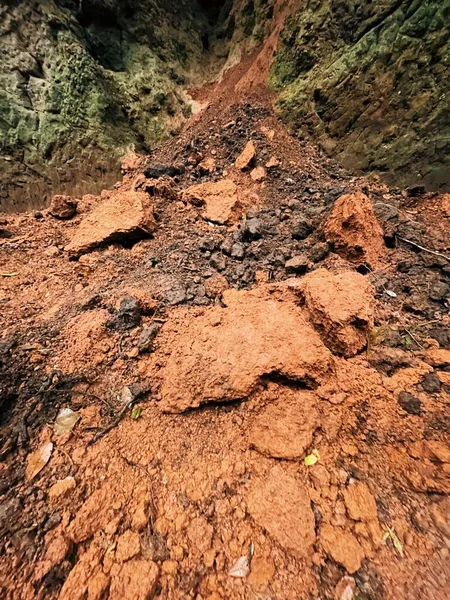 Çöldeki kayanın dokusu