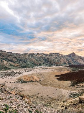İsrail 'in kuzeyindeki Negev Çölü' nün güzel manzarası