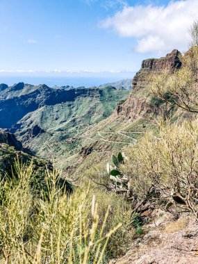 Dağların güzel manzarası