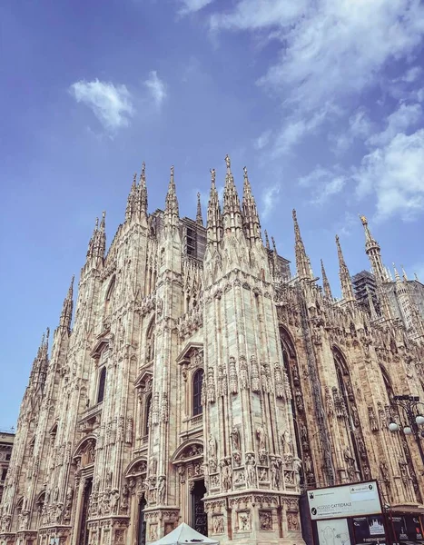이탈리아의 밀라노 대성당 — 스톡 사진