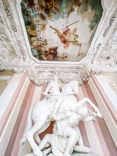 Roma, İtalya, Ekim 2302 17: Roma 'daki villa di poti' nin iç manzarası