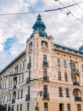 Prag, Czech Cumhuriyeti, Aralık 30 0, 219 - Prag 'daki güzel mimari ve tarihi bina, Çek Cumhuriyeti' nin başkenti