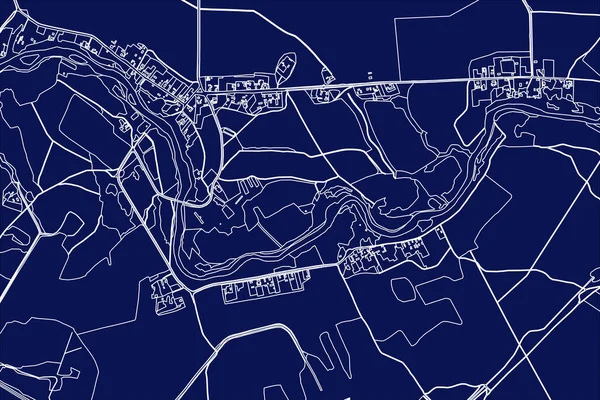 Векторная Абстрактная Топографическая Карта Вашего Дизайна Blueprint — стоковый вектор