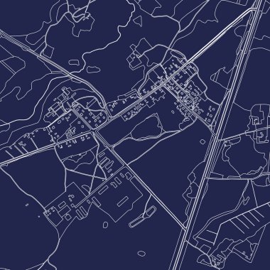 Tasarımınız için vektör soyut topografik haritası. Ayrıntılı plan.