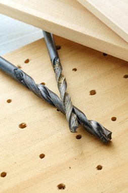 Matkap burguları ahşap tablo