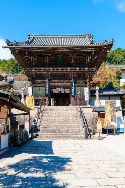 Sakurai şehrindeki Hase-dera tapınağı, Japonya 'daki Nara bölgesi. (10-24-2023 'te çekildi.)