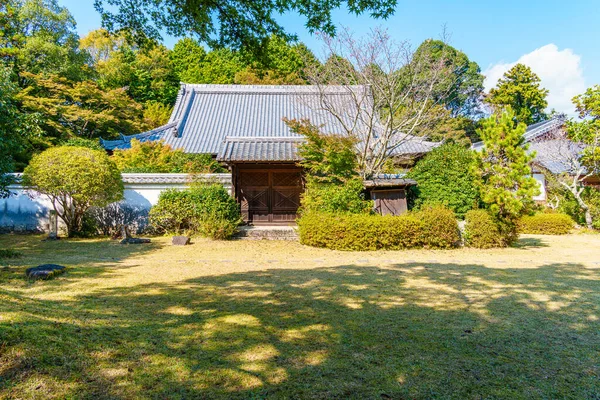 Nara 'daki Houtoku-ji tapınağı, Japonya' daki Nara ili. (10-26-2023 'te çekildi.)