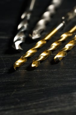 Matkap burguları ahşap tablo