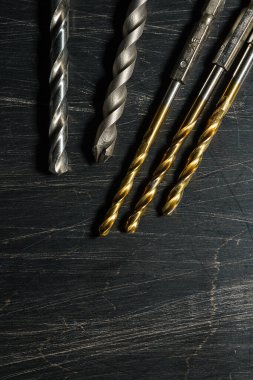 Matkap burguları ahşap tablo