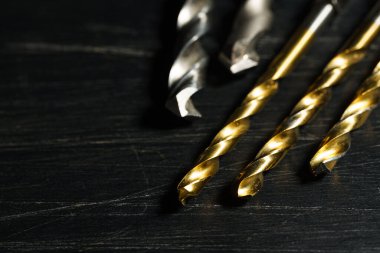 Matkap burguları ahşap tablo