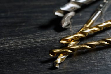 Matkap burguları ahşap tablo