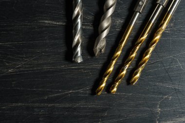 Matkap burguları ahşap tablo