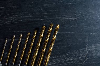 Matkap burguları ahşap tablo