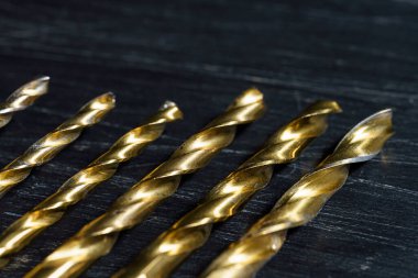 Matkap burguları ahşap tablo