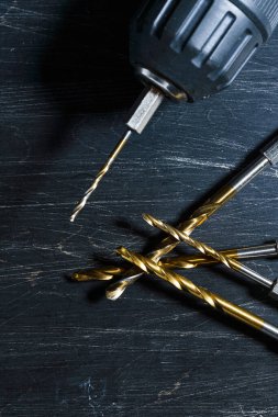 Matkap burguları ahşap tablo