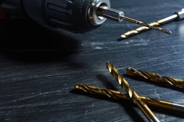 Matkap burguları ahşap tablo