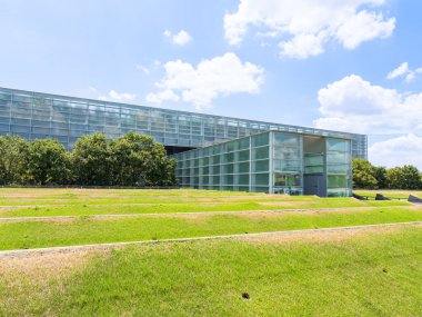 Kansai-kan of the National Diet Library in seika-cho, Kyoto Prefecture in Japan. (Taken on 08-22-2024) clipart