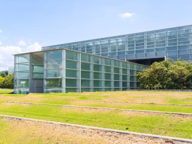 Japonya 'nın Kyoto Eyaleti, Seika-cho' daki Ulusal Senato Kütüphanesi 'nden Kansai-kan. (08-22-2024 'te çekildi)