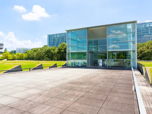 stock image Kansai-kan of the National Diet Library in seika-cho, Kyoto Prefecture in Japan. (Taken on 08-22-2024)