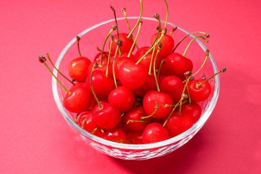 Japanese cherries, Fresh sweet cherries clipart