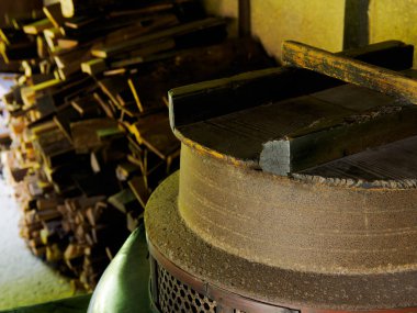 Japanese old kitchen 'Kamado' (Japanese old houses) clipart