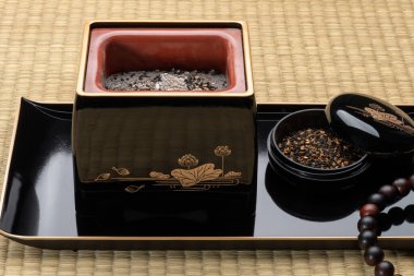 Tütsü yakmak Budist törenlerinde yaygın bir uygulamadır..