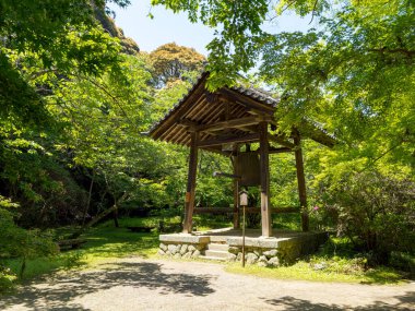Tenri şehrindeki Chougakuji tapınağı, Japonya 'daki Nara ili. (05-13-2025 'te çekildi.)