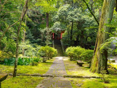 Nara 'daki Ryousen-ji Tapınağı, Japonya' daki Nara Bölgesi. (06-25-2025 'te çekildi.)