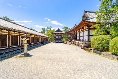 Nara 'daki Toshodaiji Tapınağı, Japonya' daki Nara Bölgesi. (07-10-2025 'te çekildi.)