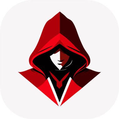 Suikastçı karakter vektörü, esports logo tasarım vektörü için suikastçı illüstrasyonu, hayran sanatı. vektör illüstrasyonu.