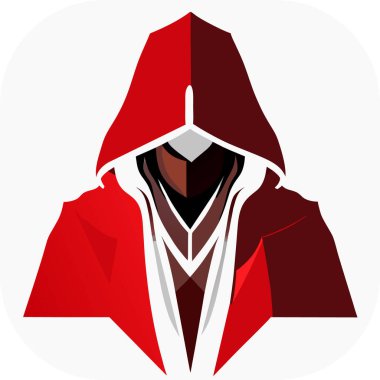 Suikastçı karakter vektörü, esports logo tasarım vektörü için suikastçı illüstrasyonu, hayran sanatı. vektör illüstrasyonu.