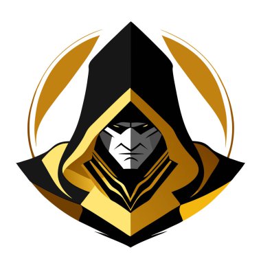 Suikastçı karakter vektörü, esports logo tasarım vektörü için suikastçı illüstrasyonu, hayran sanatı. vektör illüstrasyonu.